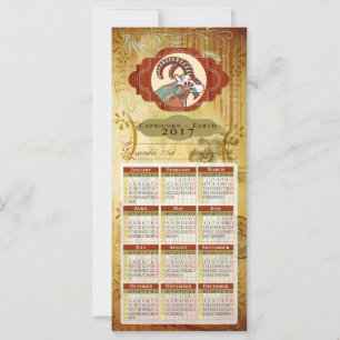 Horoskop Kalender Karte 2017 ~ Hartweizen