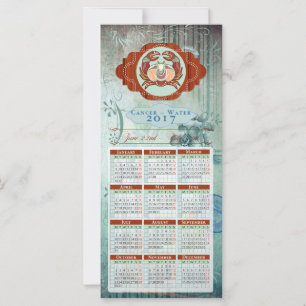 Horoskop Kalender Karte 2017 ~ Krebs