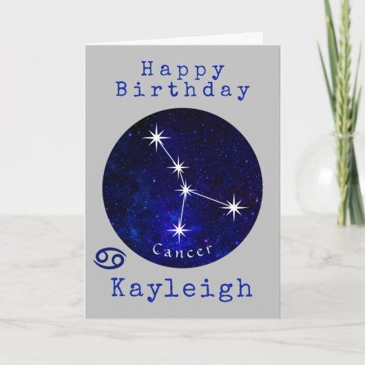 Horoskop-Karte Karte (Vorderseite)