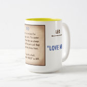 Horoskop: LEO (mit G) Zweifarbige Tasse (VorderseiteRechts)