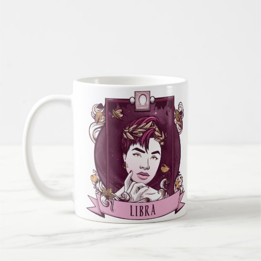Horoskop - LIBRA Kaffeetasse (Links)