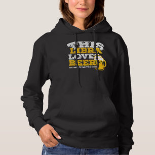 Horoskop Libra Zodiac Signa Lieben Bier Hoodie