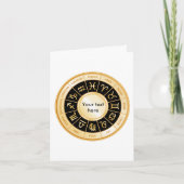 Horoskop-Mandala Karte (Vorderseite)