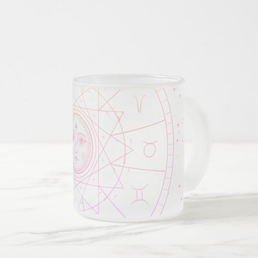 Horoskop Mattglastasse (VorderseiteRechts)