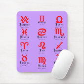 Horoskop Mousepad (Mit Mouse)