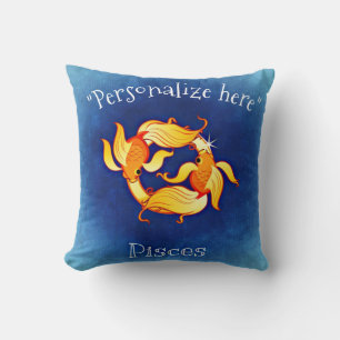 Horoskop Pisces dekoratives Throw Kissen