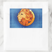 Horoskop Rechteckiger Aufkleber (Tasche)