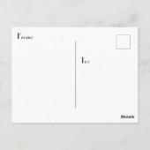 Horoskop Sign Aires Postkarte (Rückseite)