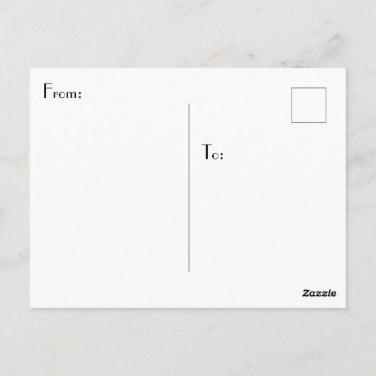 Horoskop Sign Aires Postkarte (Rückseite)