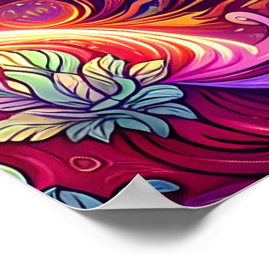 Horoskop Sign Libra Zodiac Ethereal Mystische Kuns Poster (Ecke)