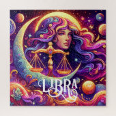 Horoskop Sign Libra Zodiac Ethereal Mystische Kuns Puzzle (Vertikal)