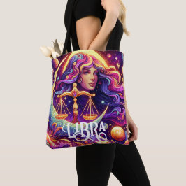 Horoskop Sign Libra Zodiac Ethereal Mystische Kuns Tasche