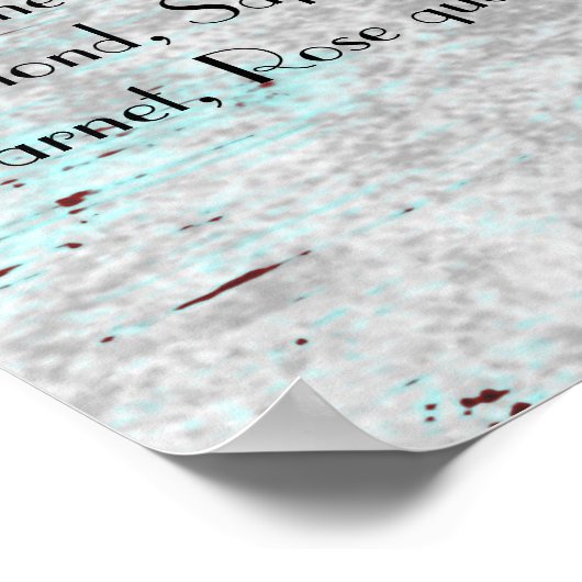 Horoskop Sign Taurus Bull Eigenschaften und Daten Poster (Ecke)