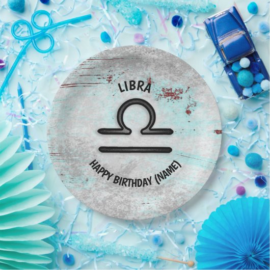 Horoskop Signalibra Astrologie Pappteller (Party)