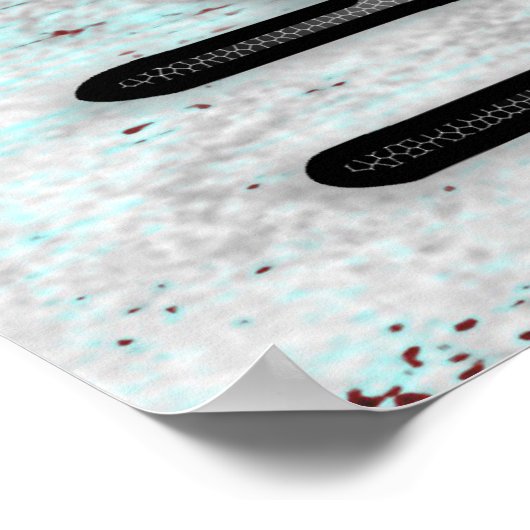 Horoskop Signalibra Astrologie Poster (Ecke)