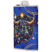 Horoskop Signatur Taurus Zodiac Astrologie Flachmann (Links)