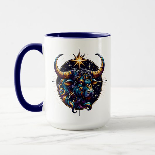 Horoskop Signatur Taurus Zodiac Astrologie Tasse (Links)