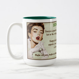 Horoskop: SKORPION (bewertetes G) Zweifarbige Tasse