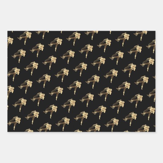 Horoskop Star Sign Aquarius Geschenkpapier Set (Vorderseite)