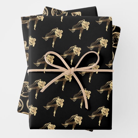 Horoskop Star Sign Aquarius Geschenkpapier Set (Beispiel)