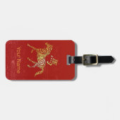 Horoskop-Sternzeichen Gepäckanhänger (Vorderseite horizontal)