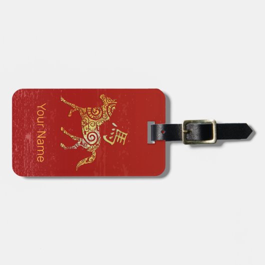 Horoskop-Sternzeichen Gepäckanhänger (Vorderseite horizontal)