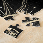 Horoskop, Sternzeichen, Vintag. Puzzle (Seite)