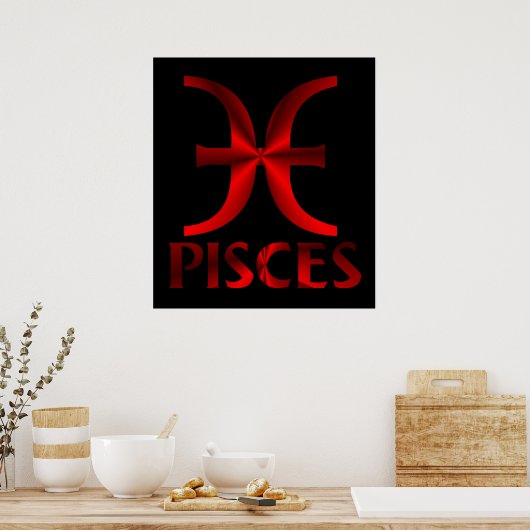 Horoskop-Symbol Poster (Küche)