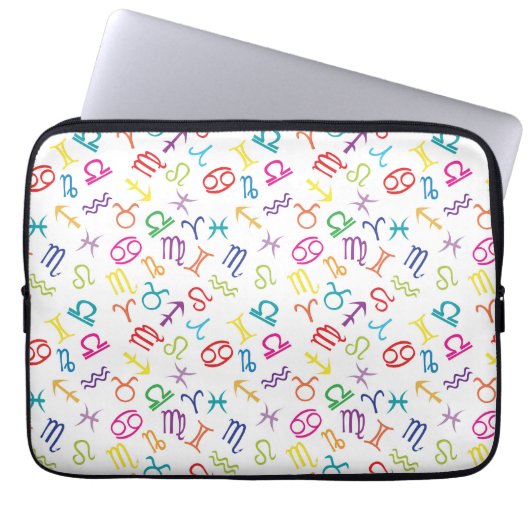 Horoskop-Symbole  Laptopschutzhülle (Vorderseite)