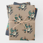 Horoskop Virgo, Libra und Scorpio Packpapier Geschenkpapier Set (Beispiel)