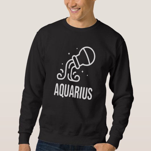 Horoskop Wassermann Sternzeichen Astrologie 10 Sweatshirt (Vorderseite)