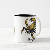 Horoskop-Zeichen Zweifarbige Tasse (VorderseiteRechts)