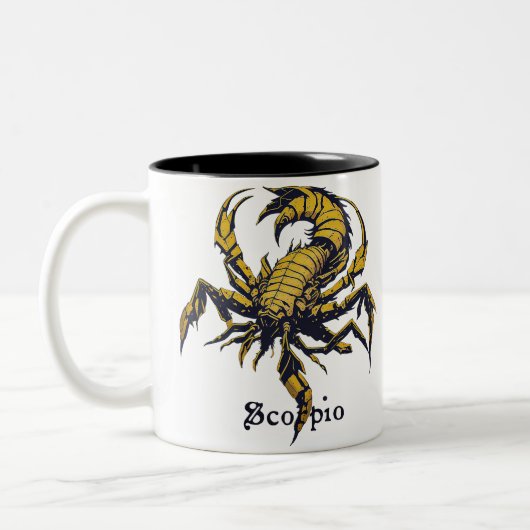 Horoskop-Zeichen Zweifarbige Tasse (Links)
