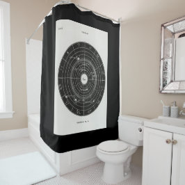 Horoskop, Zodiac, Astrologie, Fleece Duschvorhang