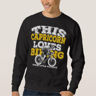 Horoskop Zodiac Schildkröten Lieben Radfahren Sweatshirt