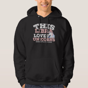 Horoskop Zodiac Sign Libra Lieben Einhorn Hoodie