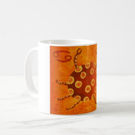 Horoskop Zodiac Star-Zeichen Kaffeetasse (Vorderseite Links)