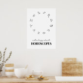 Horoskope Poster (Küche)