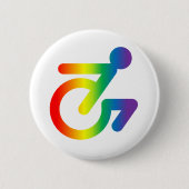 Horray für quee Völker in den Stühlen! Button (Vorderseite)