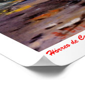 Hórreo de Centulle (Lugo) Poster (Ecke)