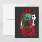 Horribiles Halloween-Monster Postkarte (Vorne/Hinten)