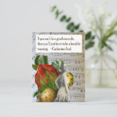 Horrible Warning Postcard Postkarte (Stehend Vorderseite)