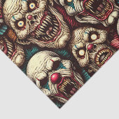 Horriende Clowns Halloween Seidenpapier (Ausschnitt)
