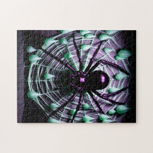 Horrifying Gigantic Black Spider! Puzzle (Horizontal)