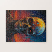 Horro Skelett farbenfrohe Welt Puzzle (Horizontal)