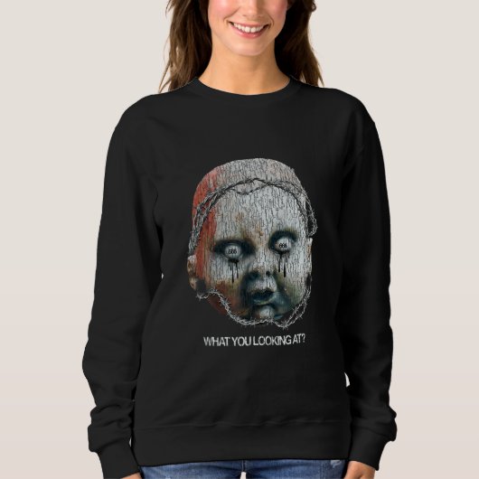 Horror Aesthetic Graphic Sweatshirt (Vorderseite)