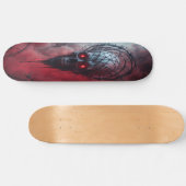 Horror Aesthetic Skull Skateboard (Horizontal)