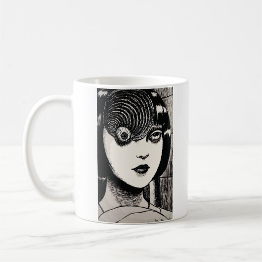 Horror anime girl  kaffeetasse (Links)