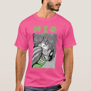 Horror Anime Gruseliger Böser Geist Gruseliger Ret T-Shirt
