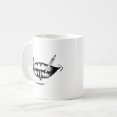Horror-Anime-Kunst Kaffeetasse (Vorderseite Links)